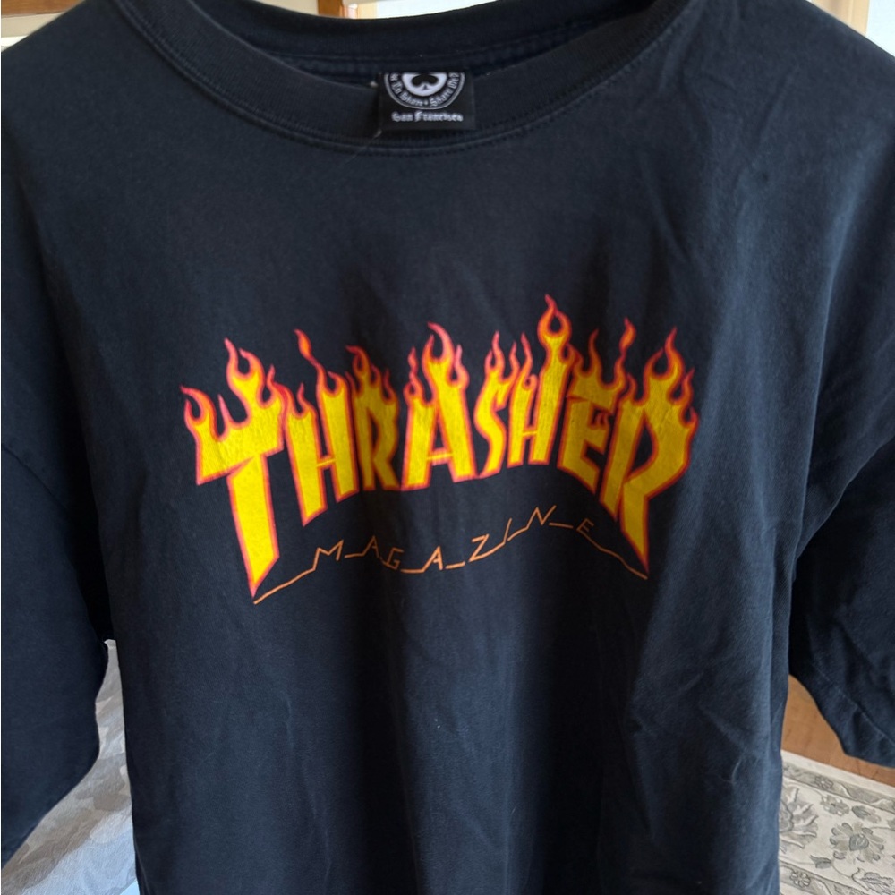 Thrasher Flame Graphic Tee - Skate T-shirt